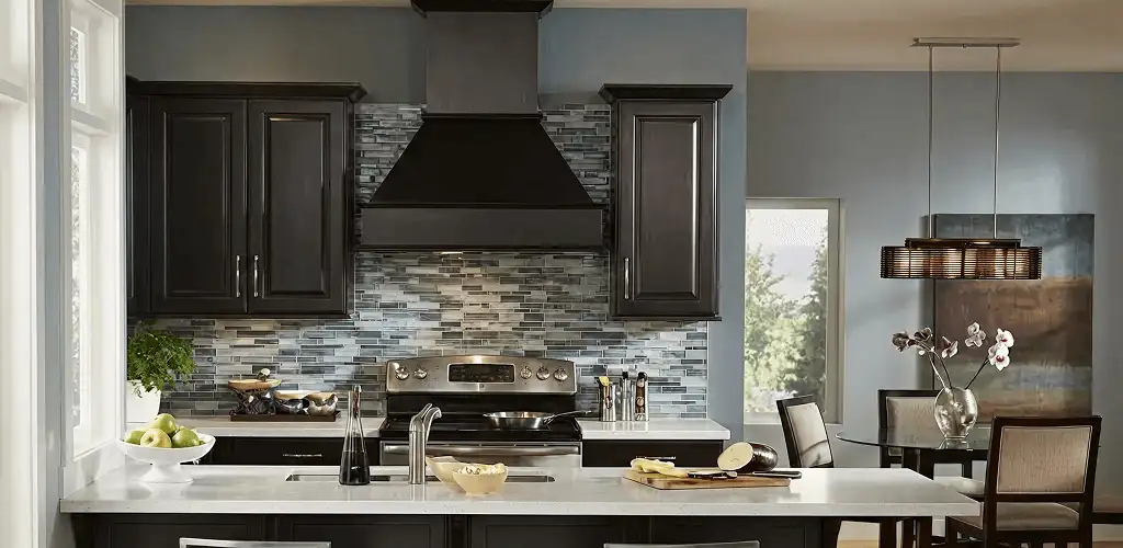 Kitchen cabinet painting and refinishing in a modern kitchen in Mobile, AL